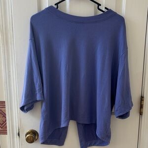 Athleta Blue Short Sleeve Tee